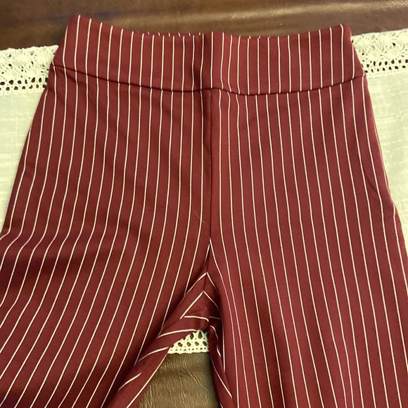 Free People winterberry pinstripe flare pants - Picture 2 of 8